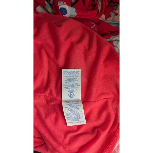 BODEN Terese Jersey Midi Dress in Poppy Red Oriental Paradise US 12L - Picture 8 of 9